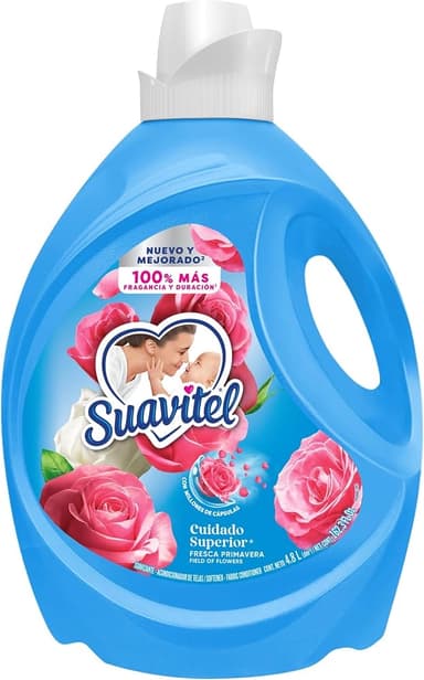 Amazon: Suavitel Suavizante de Ropa Cuidado Superior Fresca Primavera 4.8L | Planea y Ahorra - Amazon