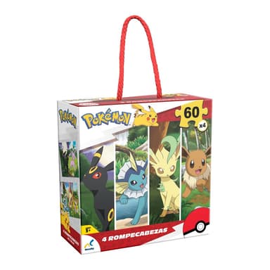 Amazon: Rompecabezas 4 En 1 Pokemon Eevee - Amazon