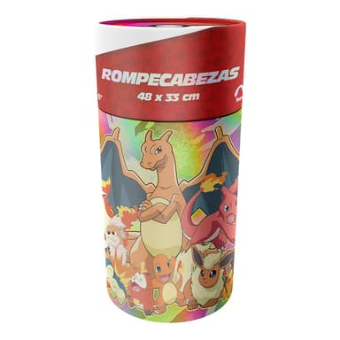 AMAZON: Rompecabezas Infantil Pokemon Fuego 100 Piezas Cilindro Carton - Amazon