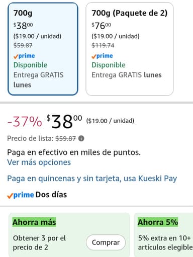 Amazon - 3x2 jabón princesa 350gr c/u - Amazon