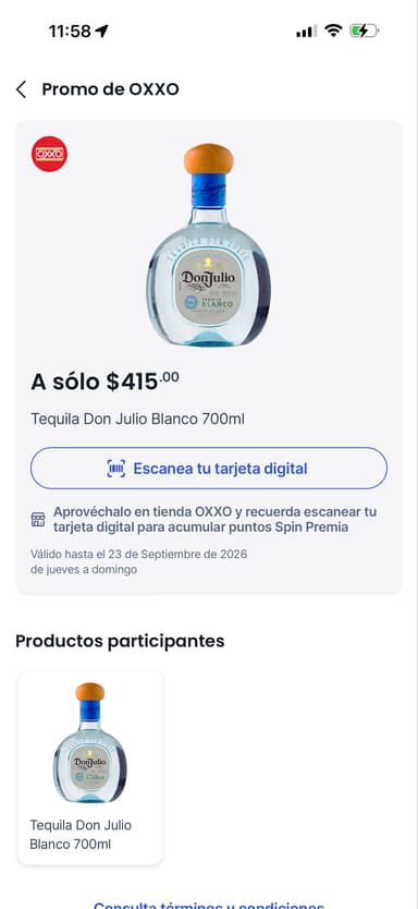 Spin by OXXO: Tequila Don Julio - Spin By OXXO