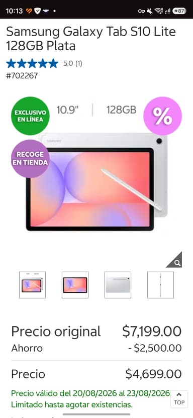 Costco. Galaxy Tab s10 lite Samsung - Costco
