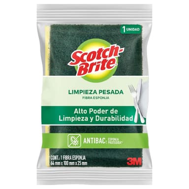 Amazon: Fibra Esponja Limpieza marca Scotch-Brite 3M (Comprando 10 piezas) - Amazon