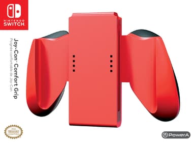 AMAZON: PowerA Joy-Con Comfort Grip - Rojo - Standard Edition - Amazon