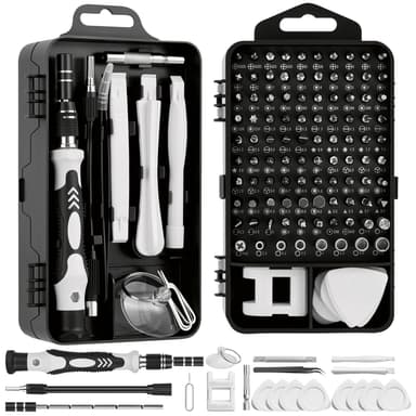 Amazon: Juego de Destornilladores 117 en 1-AXIDUN Precisión Extraíble Profesional Magnética Kit de Herramientas de Reparación - Amazon