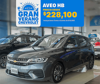 2026 Chevrolet Aveo TM $228,100 - Chevrolet