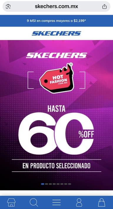 SKECHERS en el Hot Fashion con el 60% de descuento