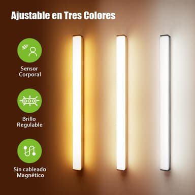 Amazon: 2 Pack luces recargables con sensor de movimiento para closets - Amazon