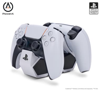 AMAZON: PowerA Estación de Carga Doble para Controles Inalámbricos Dualsense para PlayStation 5 con Licencia Oficial - Blanco Twin Edition - Amazon