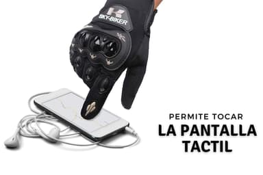 Amazon: Guantes para Motociclista (Antideslizantes y Pantalla Táctil) - Amazon