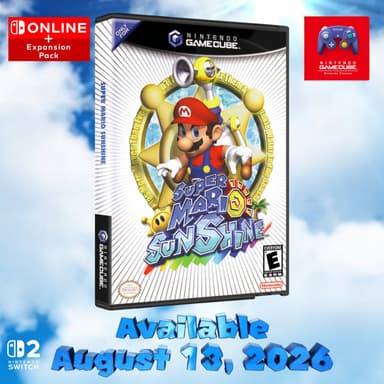 𝗦𝗨𝗣𝗘𝗥 𝗠𝗔𝗥𝗜𝗢 𝗦𝗨𝗡𝗦𝗛𝗜𝗡𝗘 se añadirá a Nintendo Switch Online + Paquete de expansión desde 13 de agosto | Nintendo Switch 2 - Nintendo