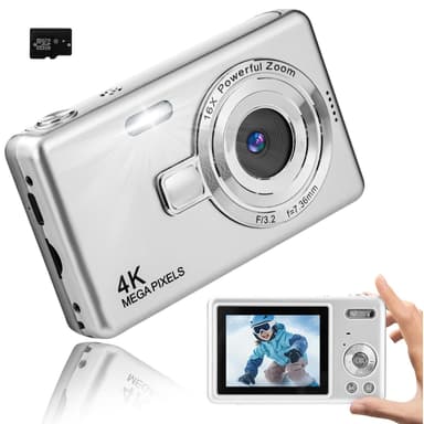 Amazon: Cámara Digital HD 1080P Vlogging, Camara Fotografica con Tarjeta 32GB - Amazon