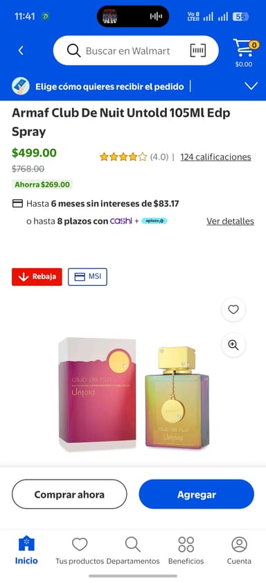 Walmart - Armaf Club De Nuit Untold 105Ml Edp - Walmart