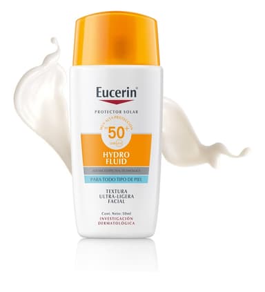 Amazon: Eucerin Sun Hydro Fluid Ultra Ligero, Bloqueador Solar50ml | Planea y Ahorra - Amazon