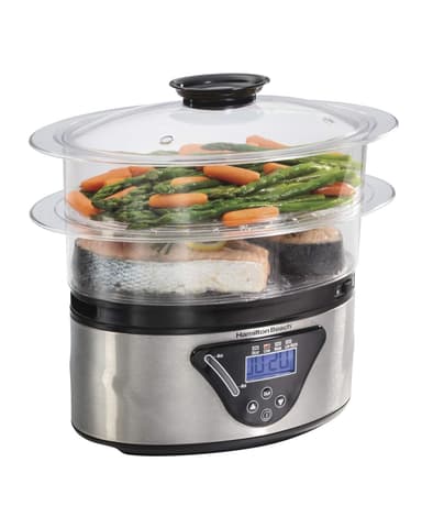 Amazon: Hamilton Beach Vaporera y Arrocera Digital 37530Z - Amazon