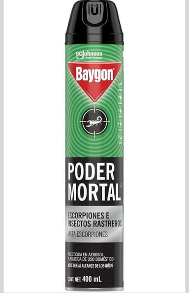 Amazon: Baygon Poder Mortal Insecticida en Aerosol 400 ml - Amazon
