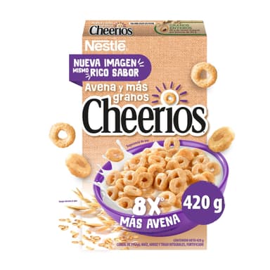 Amazon: 3x2 - Cereal Nestlé Cheerios Aritos de Avena y Más Granos Caja de 420g | Precio c/u comprando 3 - Amazon