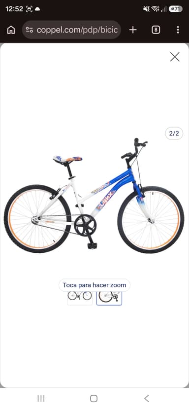 Coppel: Bicicleta Lynx Montaña R26 1v Mujer Frenos V Acero color Azul - Coppel