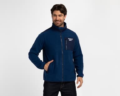 Coppel: Chamarra Cuello Alto Reebok para Hombre - Coppel
