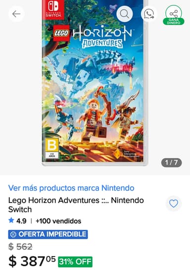 Mercado libre, lego horizon para nintendo switch - Mercado Libre
