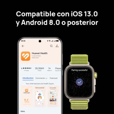 AMAZON: HUAWEI Watch FIT 4 Pro Smartwatch con GPS, 1.82" Pantalla de Zafiro, Verde - Amazon