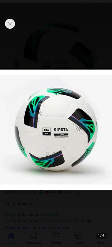 Mercado Libre: Balón de Fútbol Kipsta - Mercado Libre