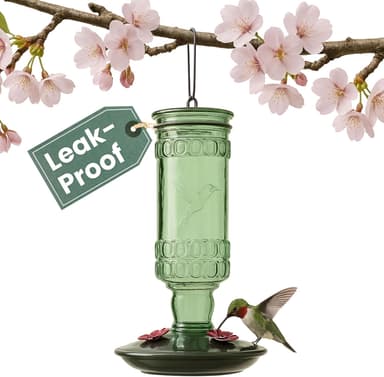 Amazon: Bebedero para Colibríes Perky-Pet (Botella Antigua de Vidrio) - Amazon