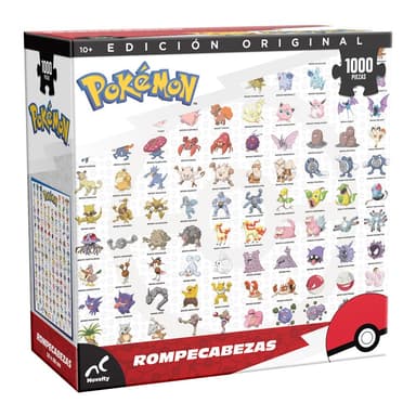 Amazon: Novelty Corp - Rompecabezas Edicion Original Pokemon primeros 151 Mostritos -C- 1000 Piezas - Amazon