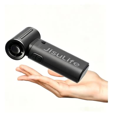 Mercado Libre: Ventilador Portátil de Mano Life9 5000mAh, Mini Ventilador Recargable USB con Turbina de 9 Aspas, 5 Velocidades - Mercado Libre