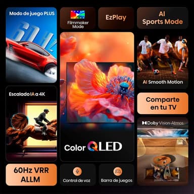 Costco: Hisense Pantalla 65" HI-QLED 4K Fire TV, Dolby Atmos/Visión, HDMI 2.1 - Costco