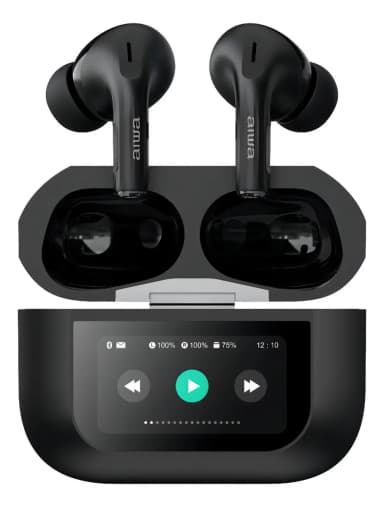 Mercado libre: Auriculares In-ear Inalámbricos Aiwa Awtwsgprob Con Cancelación De Ruido, 4.5h de reproduccion continuaa y 30h con el estuche - Mercado Libre