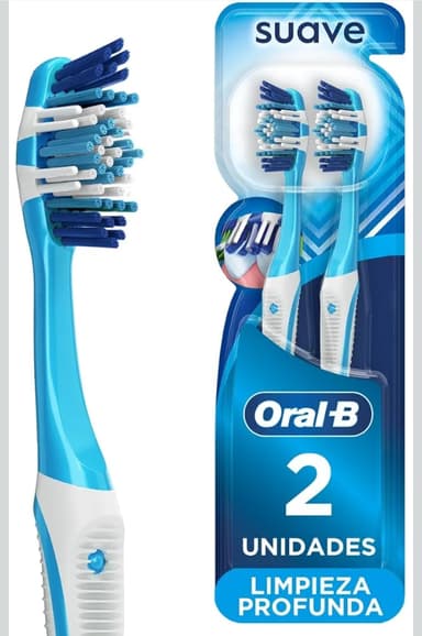 Amazon: $35 comprando 2pz ||| Oral-B Cepillo de Dientes 5 Acciones Cerdas Suaves, 2 Uds - Amazon