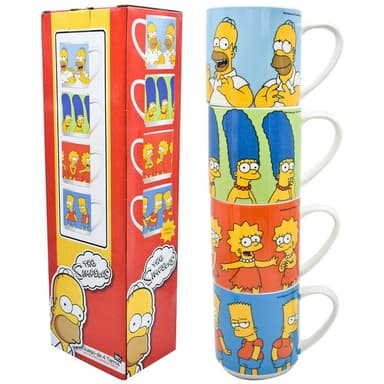 Walmart: 4 Tazas de los Simpson - Walmart