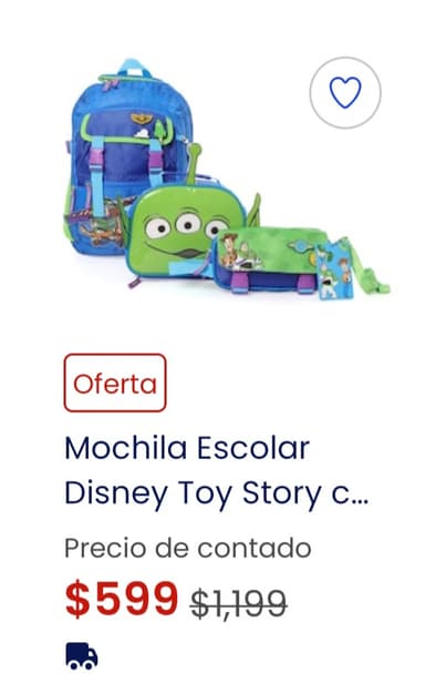 Coppel: Mochila, lonchera y lapicera de Toy Story - Coppel