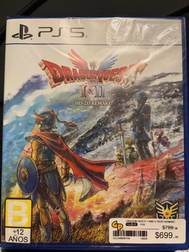 Game Planet: Dragon Quest 1 & 2 HD-2D Remake para PS5 (Comprando en el horario de happy hour 11 am - 3 pm) - Game Planet