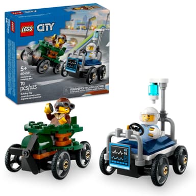 AMAZON: LEGO City Pack de Autos de Carreras: Avión vs. Cama de Hospital Juguete de construcción de Carreras - Amazon
