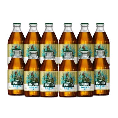 Amazon: Indio Cerveza Agave Caguamita 24 Botellas De 300Ml - Amazon