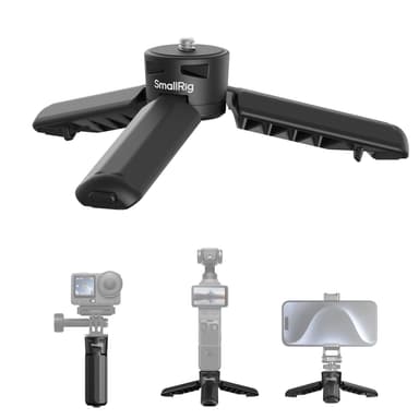 Amazon: SmallRig Mini Trípode para DJI Osmo Pocket 4/3 y Action 6/5 Pro, 1/4"-20, 500 g - Amazon