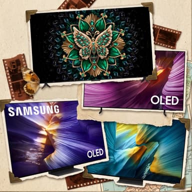 Cyberpuerta: Recopilación de Pantallas, Ejemplo: Samsung OLED S90F 42" $5,779, Samsung OLED S95F 55" $12,969 - CyberPuerta