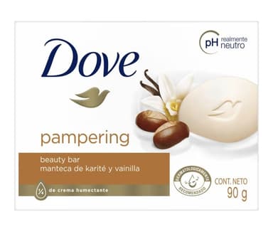 Amazon: Dove Jabón Barra Karité y vainilla paquete 4 barras de 90 g c/u. ($58.84 c/u comprando 10). Con planea y ahorra - Amazon