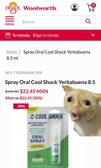 Del Sol: Cool Shock (sabor hierbabuena) - Del Sol