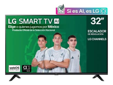 Mercado Libre: Pantalla 32 Pulgadas LG Smart Tv Ai 2025 32lr600bpsc, Sistema Operativo Webos, Hdr10 / HLG, LG Channels, Game Optimizer - Mercado Libre