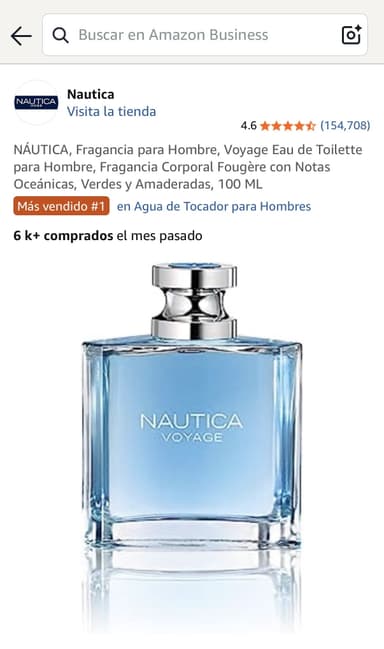 Amazon Business: Perfume Nautica Voyage 100ml - Amazon