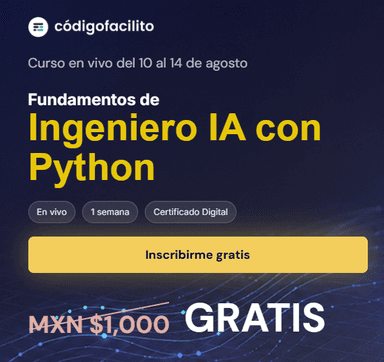 Códigofacilito: Fundamentos de IA con Python