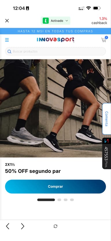 InnovaSport: 2 x 1 1/2 en calzado seleccionado - Innovasport