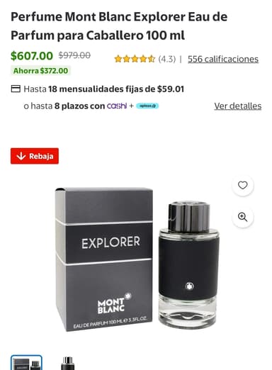 Walmart: perfume mont blanc explorer - Walmart