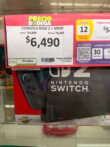 Bodega Aurrera: Nintendo Switch 2 con Mario kart World - Bodega Aurrera