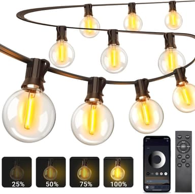 Amazon: Guirnalda Luces Exterior 30M, Control App - Amazon