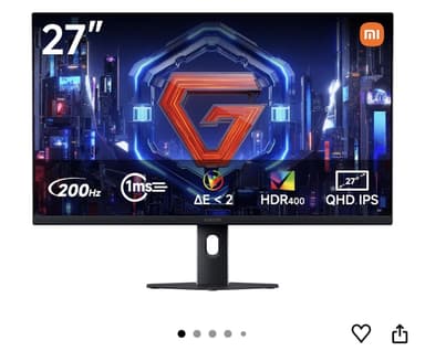 TikTok Shop: Xiaomi Monitor 27" 2K IPS, 200Hz 1ms Modelo G27Qi 2026 - TikTok Shop