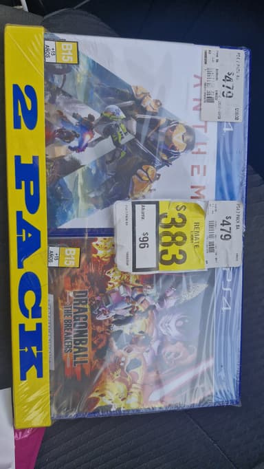 2 pack en Bodega aurrera dragon ball y anthem PS4 - Bodega Aurrera